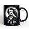 Edgar Allan Poe Spooky Portrait Mug Horror Villain Theme Halloween Gift